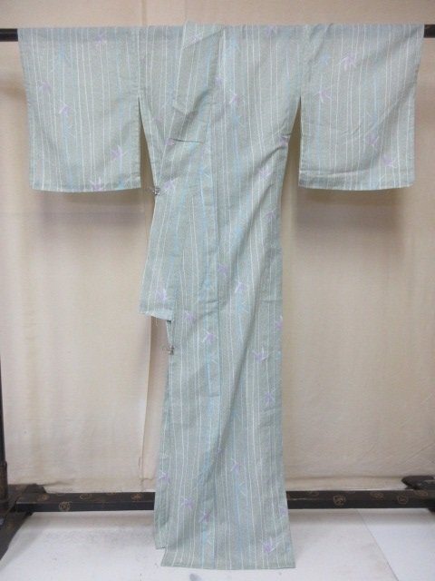 1 jpy superior article .. kimono . summer thing fine pattern ...K.K KAWANAKA Japanese clothes Japanese clothes ... stylish high class single . length 155cm.64cm[ dream job ]***