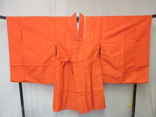 1円 良品 正絹 法衣 色衣 御祭服 大師衣 神主 神官 衣装 松栄法衣店 京都 装束 お寺 神社 無地 身丈116cm ◆逸品◆【夢職】★★★★の画像1