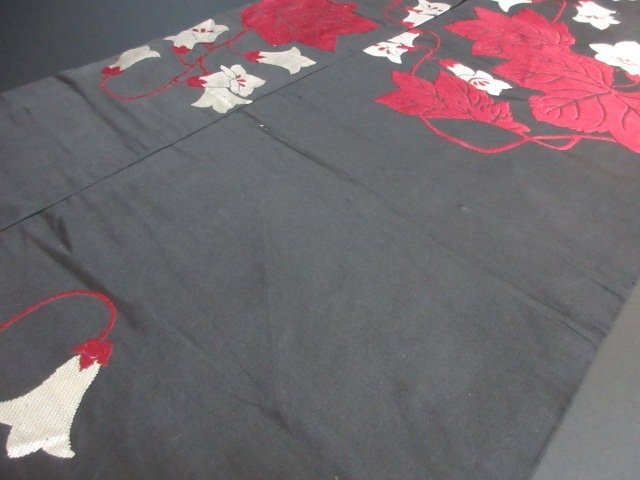1 jpy superior article silk Nagoya obi Japanese clothes Japanese clothes .. cloth flower Tang . bell orchid . flower . futoshi hand drum pattern 9 size obi high class length 327cm[ dream job ]***
