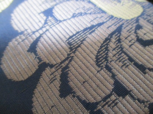  used hanhaba obi remake silk .. antique quiet classic pattern embroidery obi ground together 10ps.@ kimono small articles cloth bag kimono [ dream job ]***