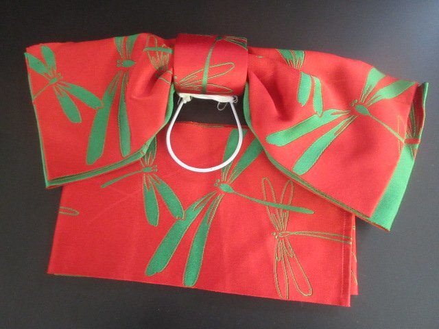  б/у .. 2 часть тип с лентой obi юката для много совместно 5шт.@ простой obi кимоно праздник фейерверк пояс оби мусуби хобби [ сон работа ]**