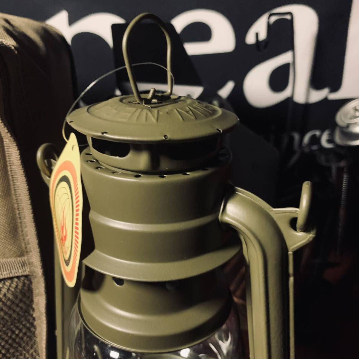  limitation green high quality iron made cap kerosene lantern outdoor lamp 15x25cm 380g field mountain climbing storage case attaching 