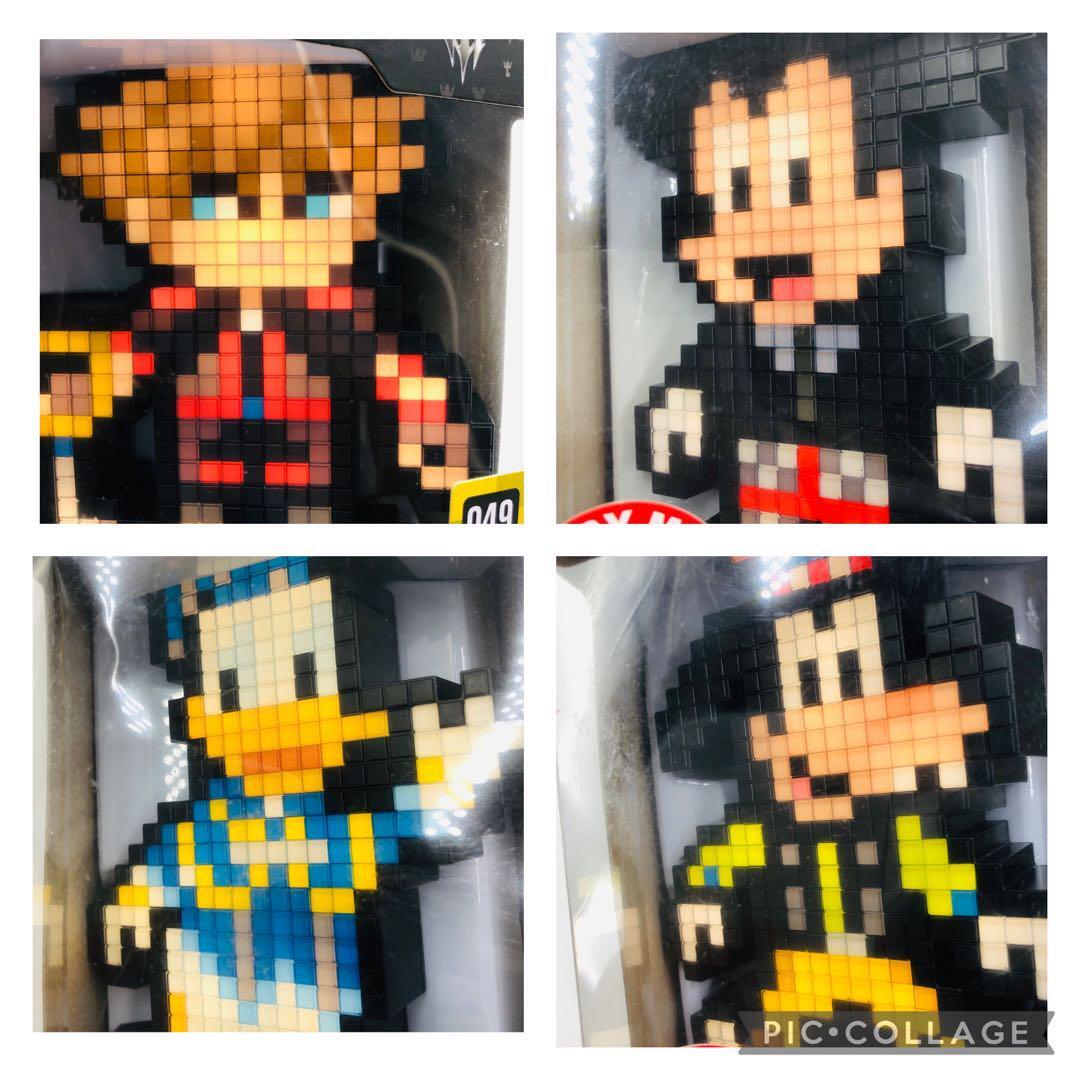 PIXEL PALS Kingdom Hearts все 4 вид полный комплект! точка свет пиксел Pal s Disney 