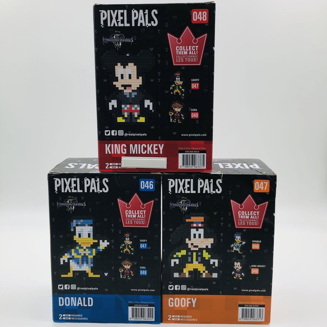 PIXEL PALS Kingdom Hearts все 4 вид полный комплект! точка свет пиксел Pal s Disney 