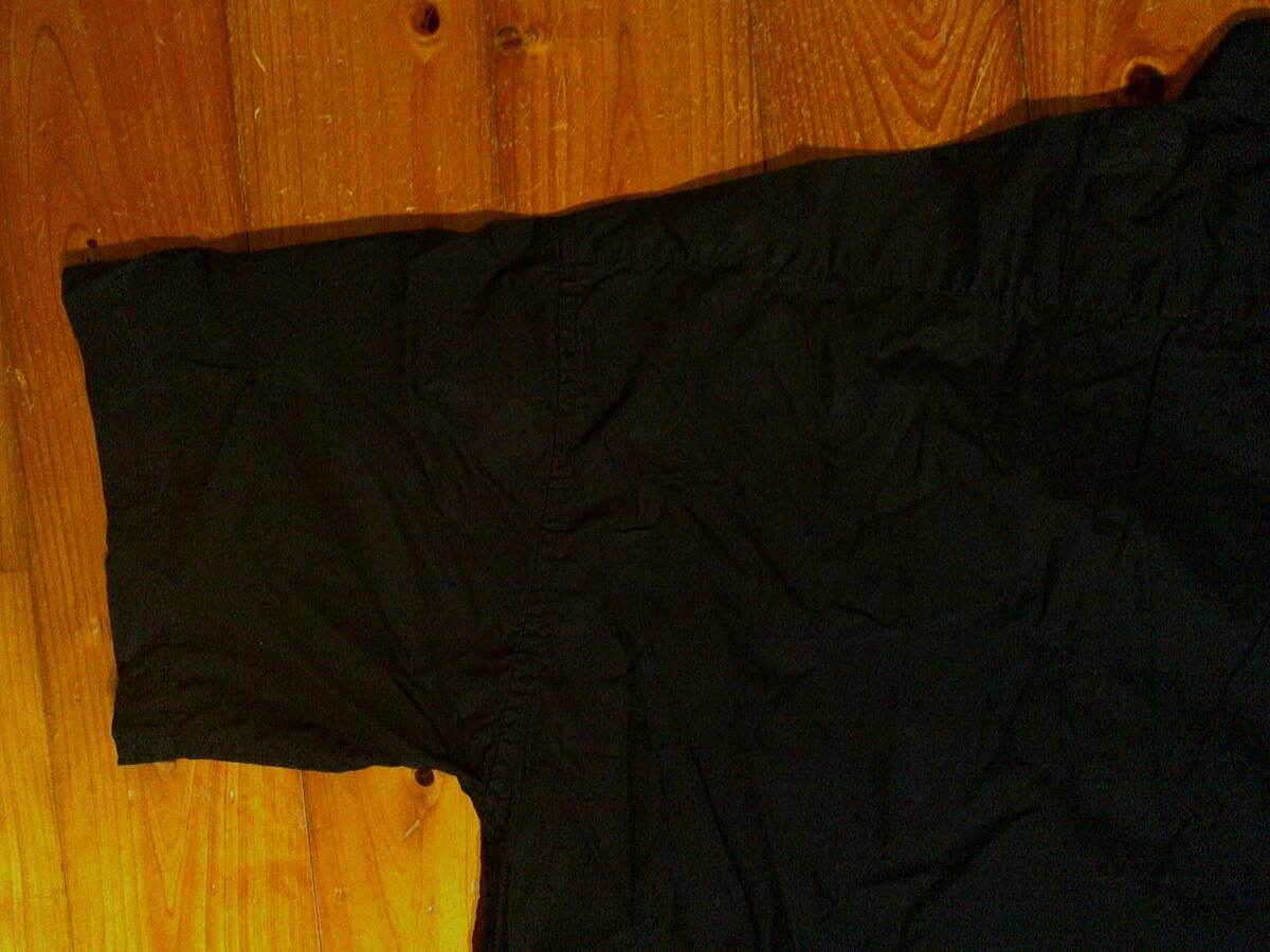 ☆ユーエスポロアソシエーション【U.S.POLO ASSN.】ビックシルエット 半袖シャツ コットンシャツ S 黒 ブラック オーバーサイズの画像8