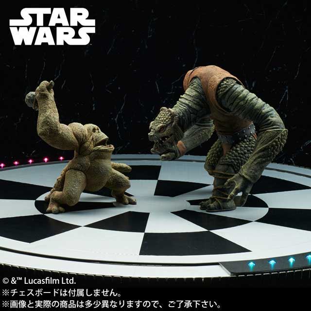 エクスプラス 少年リック 「スター・ウォーズ デジャリックモンスターコレクション マンテリアン・セイブリップ」_対戦相手とチェス盤は付属しません。