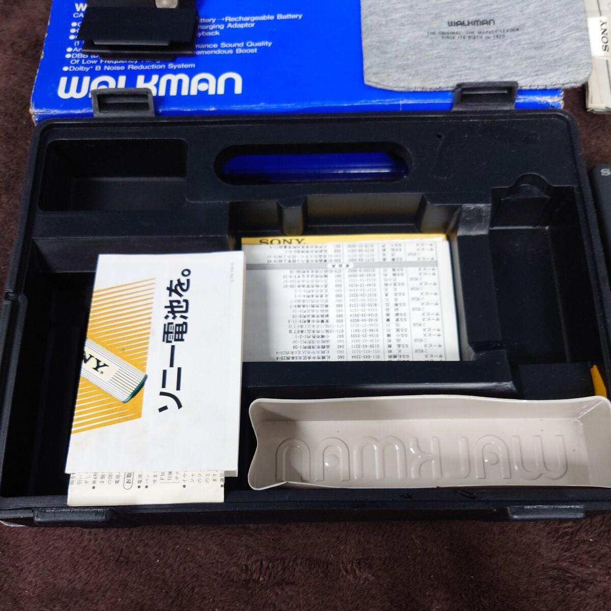 SONY WALKMAN　WM-503 中古品　現状品　付属品多数　カセットプレーヤー　ウォークマン 昭和レトロ ソニー