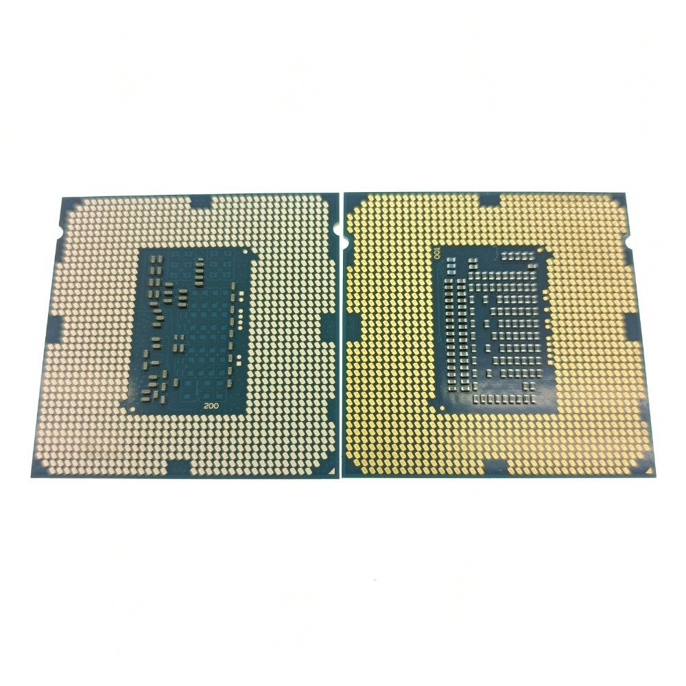 intel インテル CPU Core i7-4770 3.40GHz & i5-3470 3.20GHz 2枚セット LGA 1150 1155 自作 PCパーツ まとめ売り ジャンク 中古_画像3