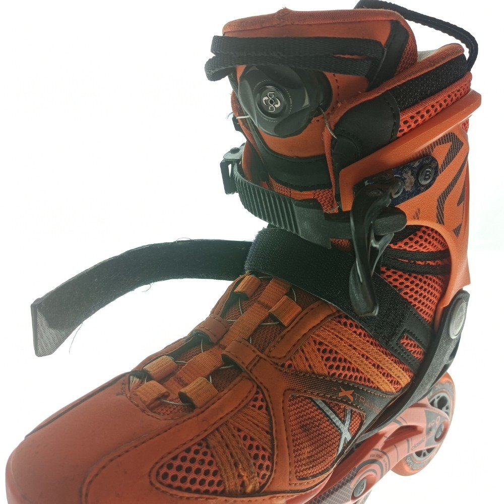 K2 ケーツー インラインスケート VO2 90 Boa M 25 オレンジ/ブラック メンズ エントリーモデル Skate スポーツ レジャー用品 中古_画像7