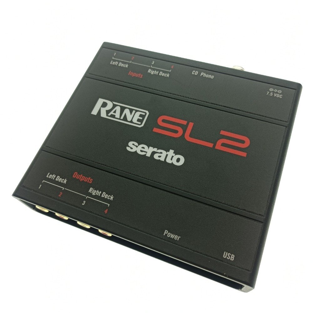 RANE デジタルDJシステム SL2 SCRATCH LIVE スクラッチライブ serato オーディオインターフェイス コントローラー 音響機器 中古_画像1