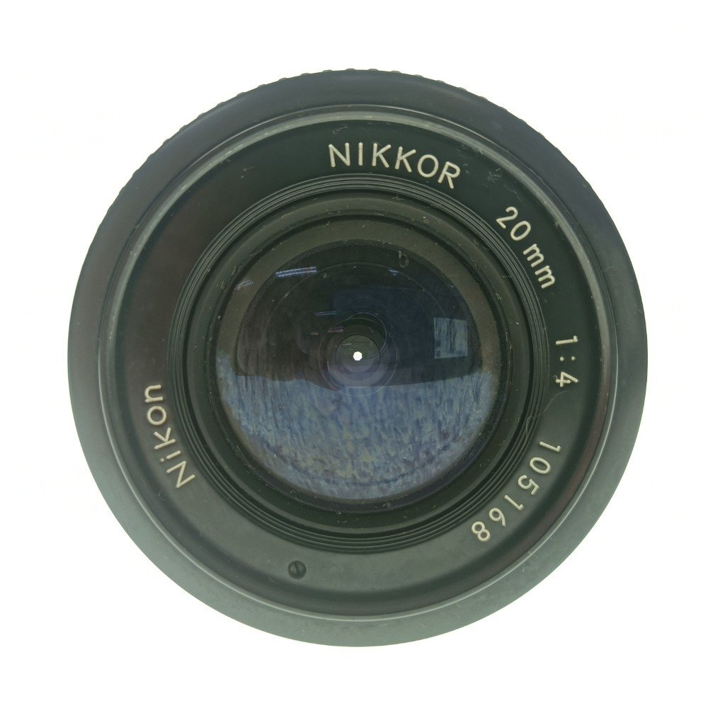 Nikon ニコン NIKKOR 20mm 1:4 一眼レフカメラ用 広角 ズーム レンズマニュアルフォーカス MF ニッコール 光学機器 現状品 中古の画像2