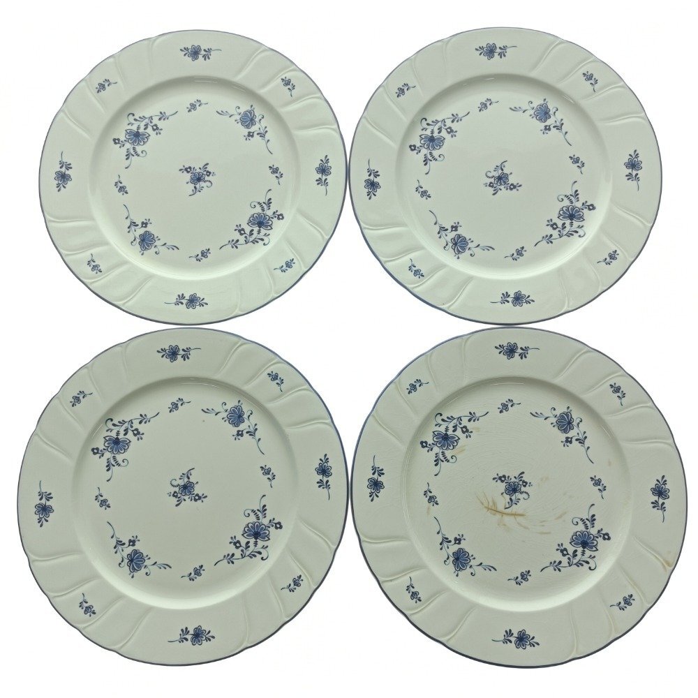 ★1円★ Noritake ノリタケ CRAFTONE クラフトーン 料理皿 8709 大皿 中皿 ボウル 9枚セット キッチン ディッシュ ソーサー まとめ売 中古_画像4