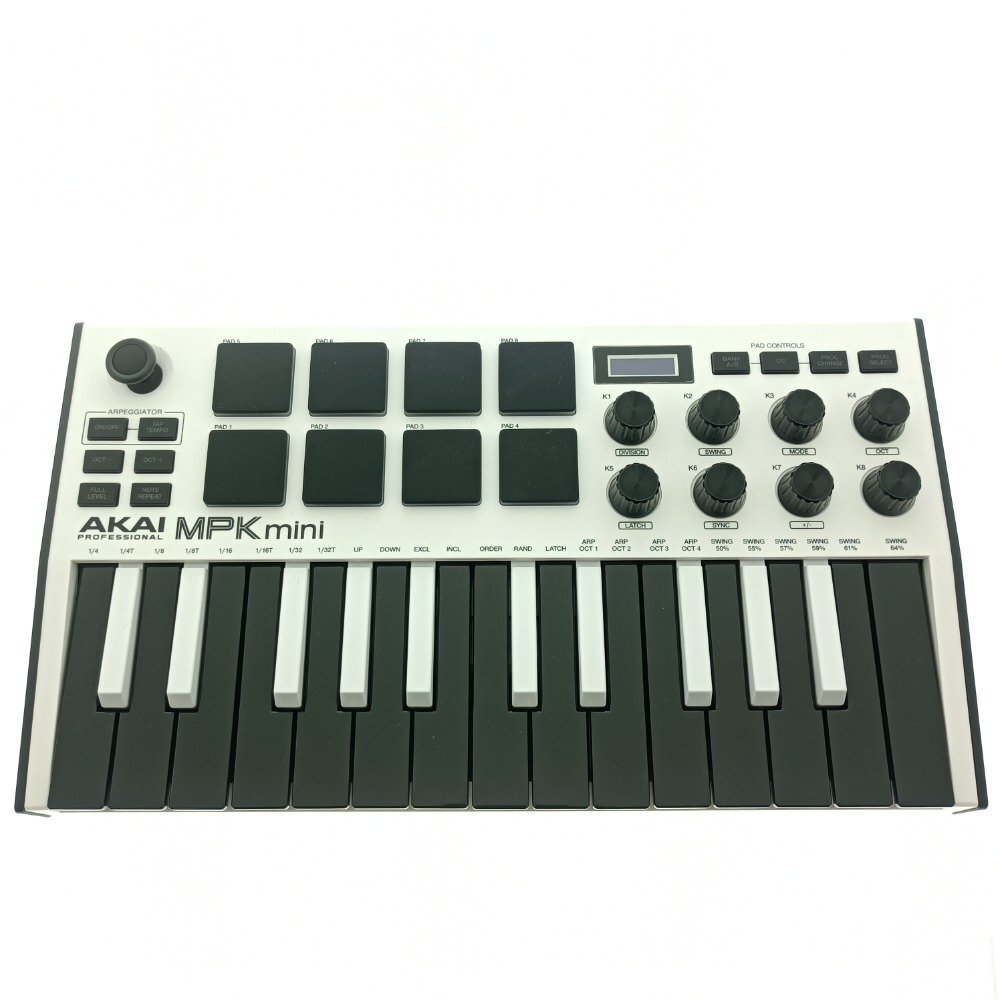 Akai Professional MPK MINI Akai Pro MIDI клавиатура контроллер Mini 25 ключ создание музыки USB MIDI клавиатура звук оборудование б/у 