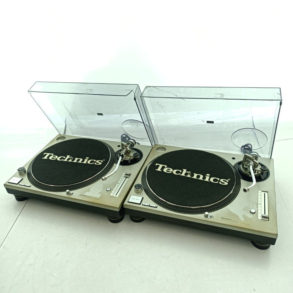 Technics テクニクス 2個セット SL-1200MK3D レコードプレーヤー ターンテーブル DJ クラブ ライブ 音響機器 現状 ジャンク 中古_画像1