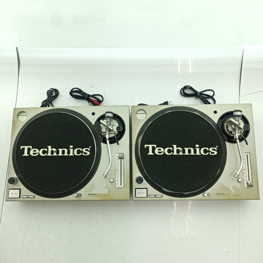 Technics テクニクス 2個セット SL-1200MK3D レコードプレーヤー ターンテーブル DJ クラブ ライブ 音響機器 現状 ジャンク 中古_画像7