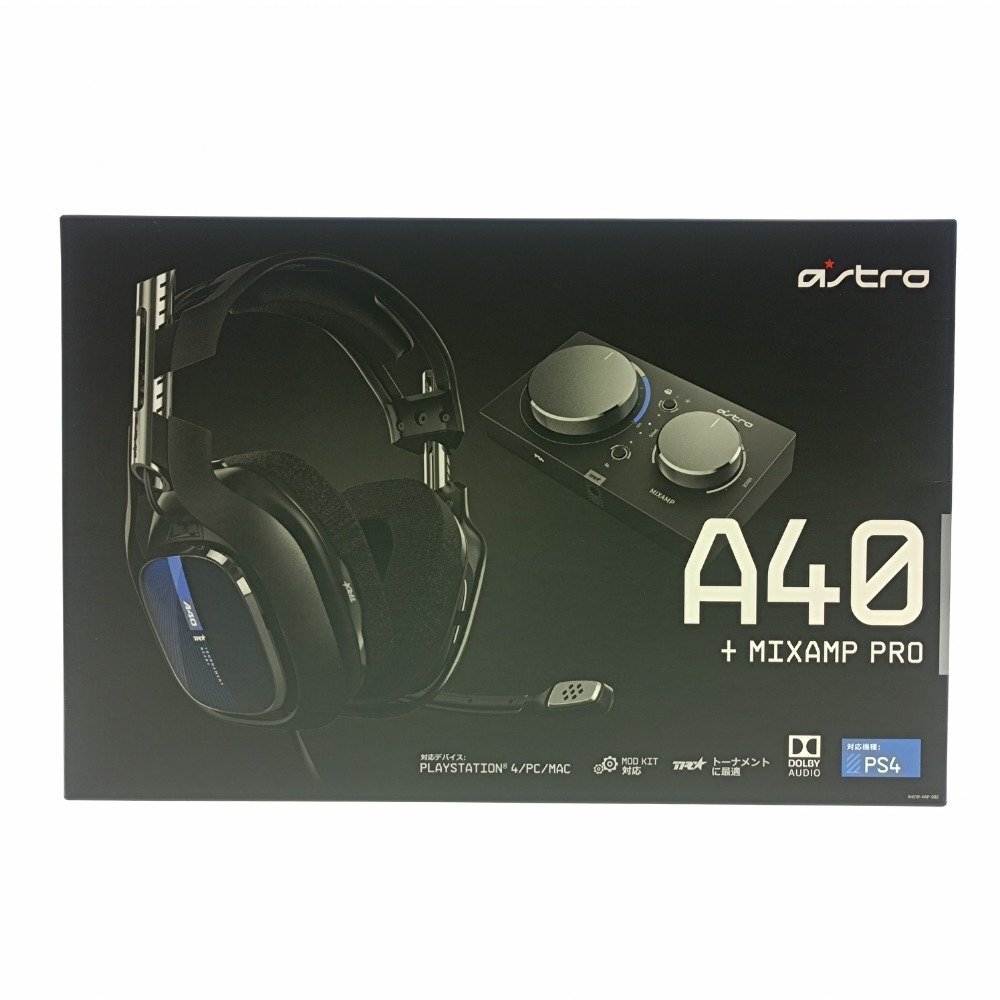 Logicool ロジクール G ASTRO Gaming A40 ゲーミング ヘッドセット A40TR-MAP-002R & A40 MOD KIT 2点 有線 5.1ch まとめ PC 中古_画像2