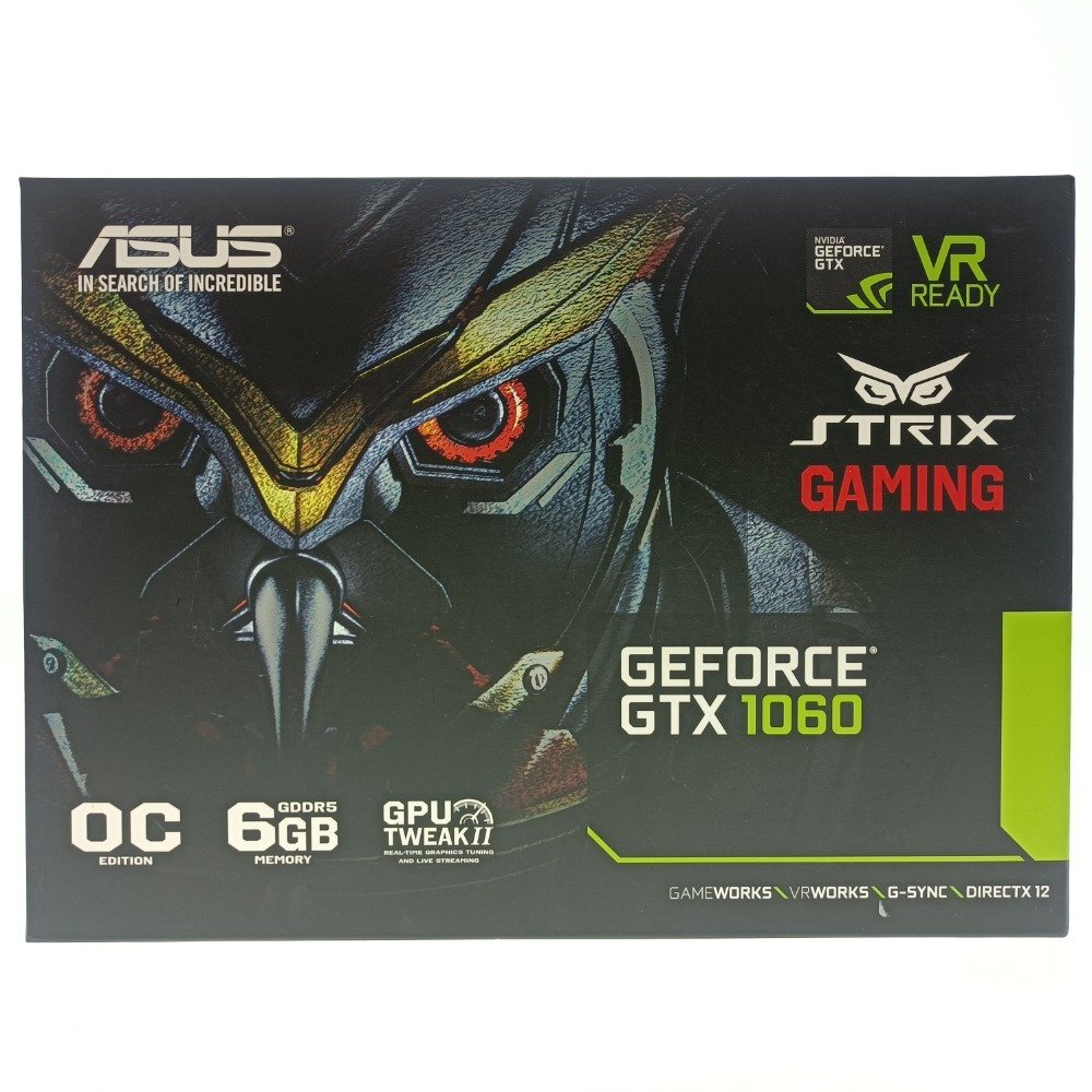 ASUS グラフィックボード GeForce GTX1060 6GB 箱付 本体 ゲーミング デスクトップ 自作 グラボ PC パーツ ビデオカード 現状 中古_画像9
