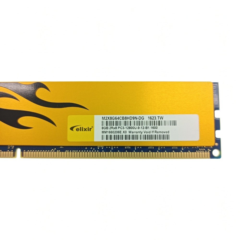 Elixir エリクシール DDR3-1600MHz 16GB (8GB×2枚セット) デスクトップ PC用 メモリ CFD 自作 増設 まとめ売り ジャンク 中古_画像7
