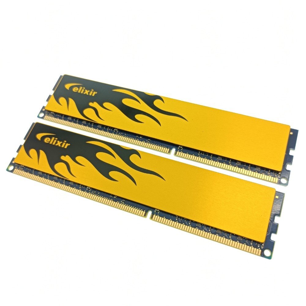Elixir エリクシール DDR3-1600MHz 16GB (8GB×2枚セット) デスクトップ PC用 メモリ CFD 自作 増設 まとめ売り ジャンク 中古_画像1