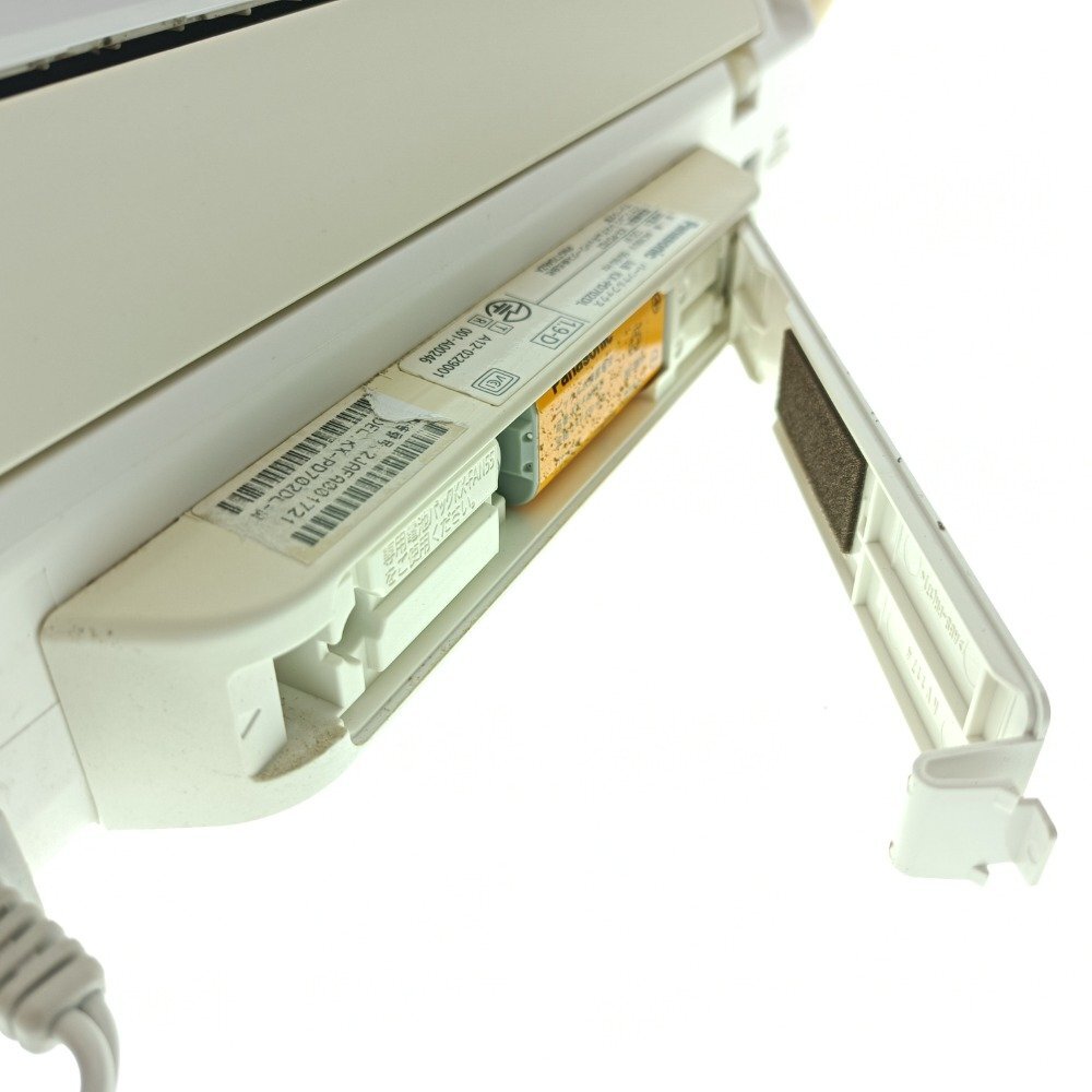 Panasonic パナソニック おたっくす デジタル コードレス FAX KX-PD702DL 子機1台付 ホワイト タッチ 電話機 ファクス 家電 中古_画像5