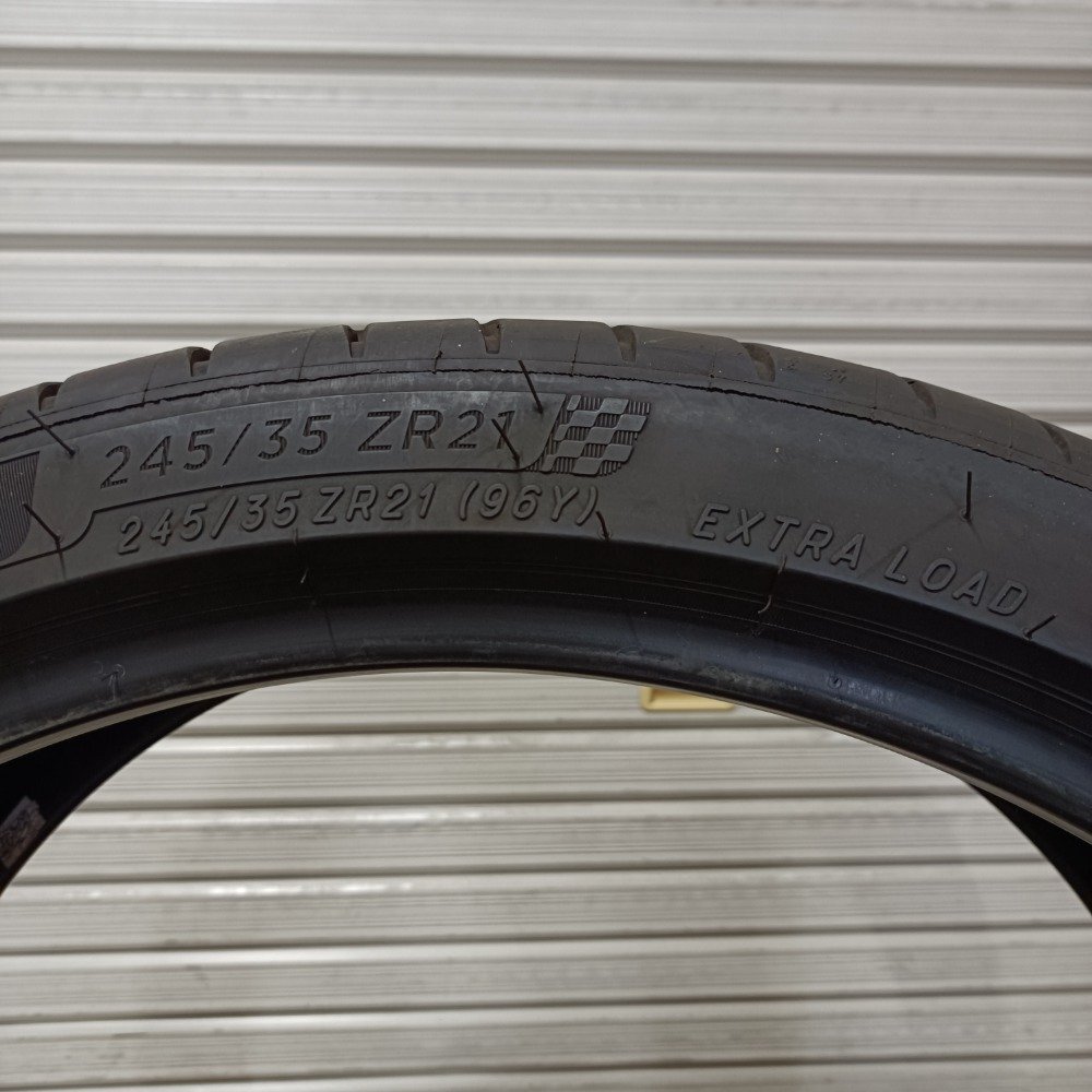 バリ山 6.5mm~ MICHELIN PILOT SPORT 4S 285/30 ZR21 20年製 245/35 ZR21 21年製 マセラティ 2本 サマータイヤ まとめ売 中古_画像4