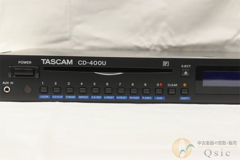 [良品] TASCAM CD-400U Bluetooth/AM・FMチューナー搭載CD/SD/USBプレーヤー [MK919]の画像5