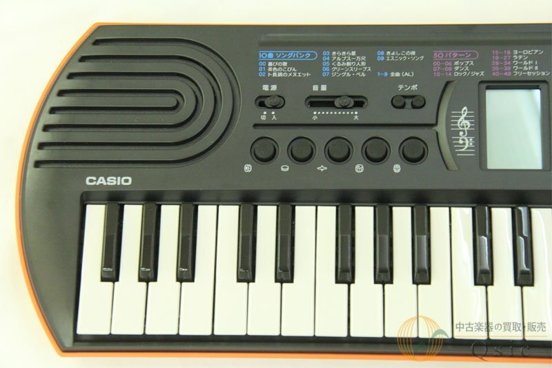 [美品] CASIO SA-76 お子様用として/ボーカルの音取り用にも便利なキーボード [PK529]の画像3