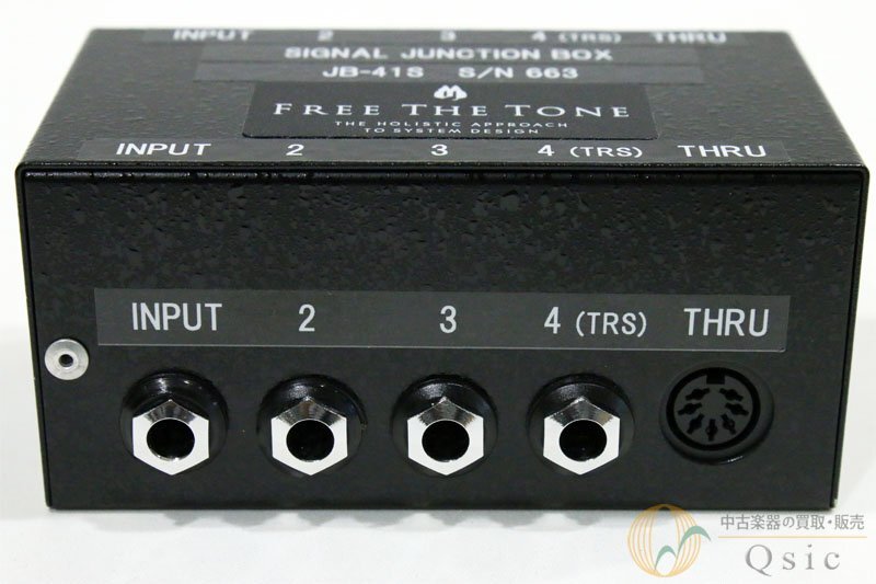 [美品] Free The Tone JB-41S Signal Junction Box MIDIやステレオプラグにも対応しており多彩なセッティングが可能！ [PK143]の画像6