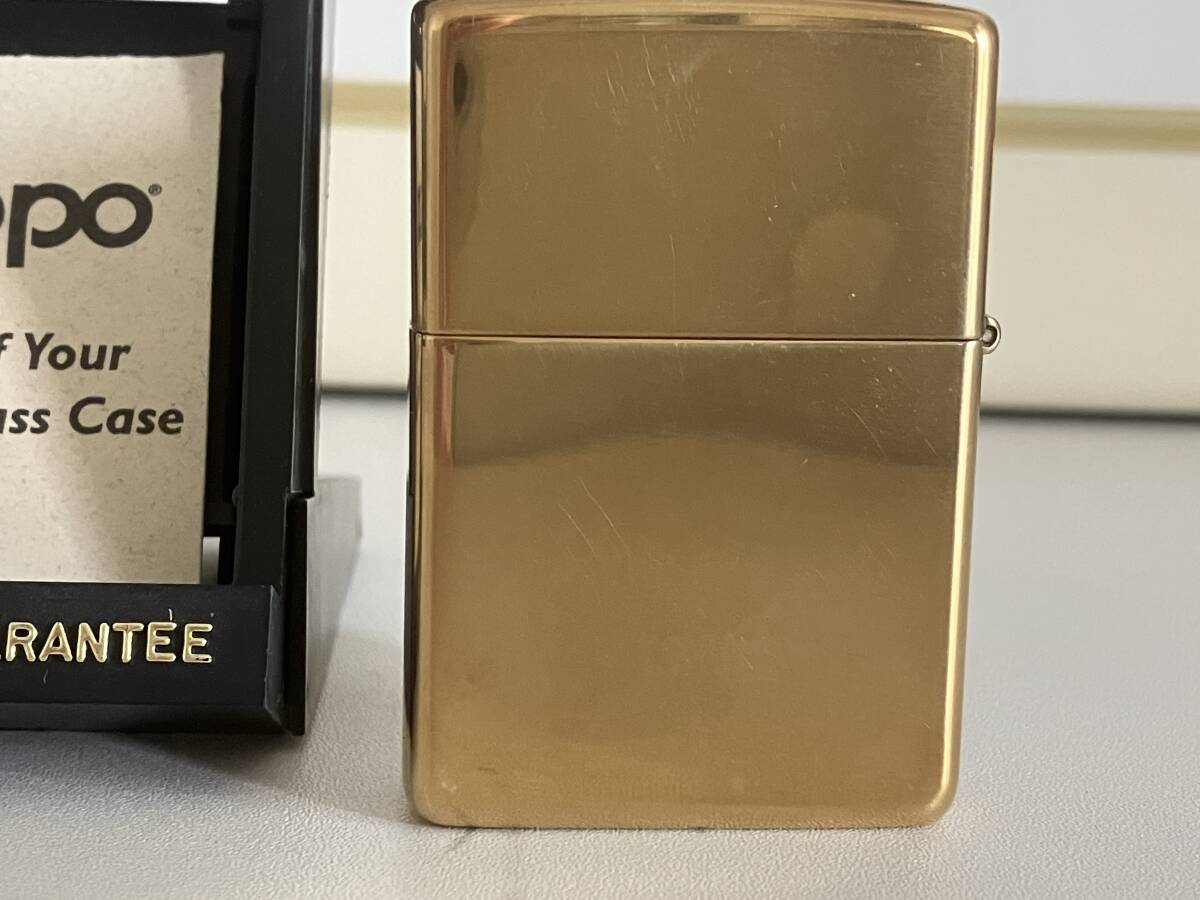 zippo 1996年製 SOLID BRASS ソリッドブラス LOS ANGELES POLICE 【ロサンゼルス市警察】未着火品の画像4