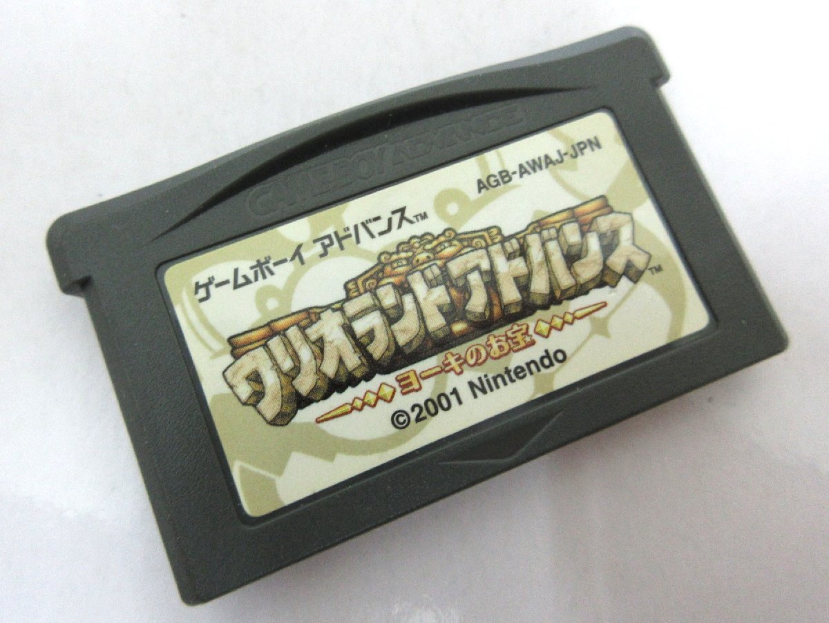 ゲームボーイアドバンス ワリオランドアドバンス ヨーキのお宝 黄金シール付き 動作未確認/中古/USED_画像2