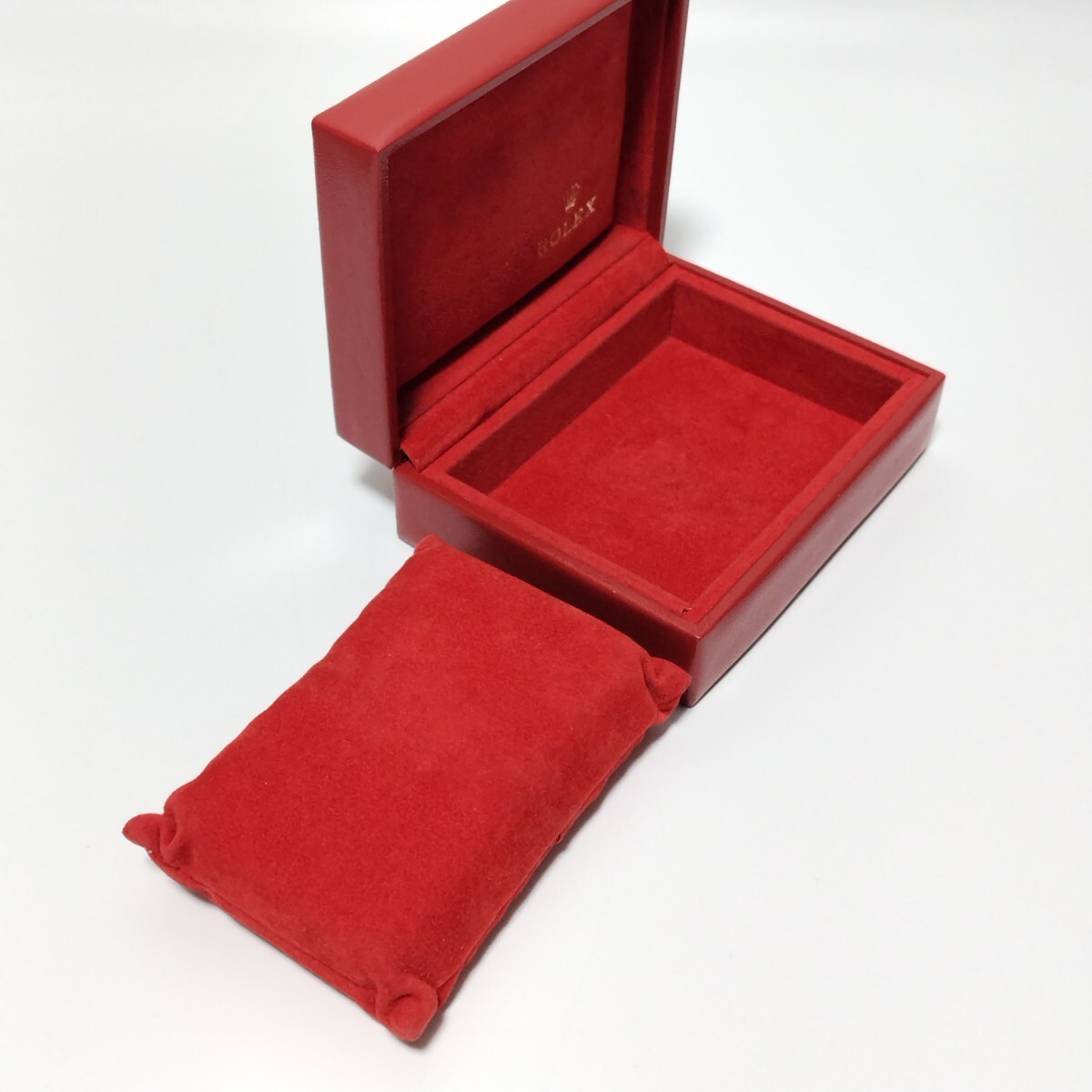 ROLEX ロレックス 腕時計ケース 空箱 ボックス 赤 レッド 69173 デイトジャスト 外箱 内箱 A-55401の画像2