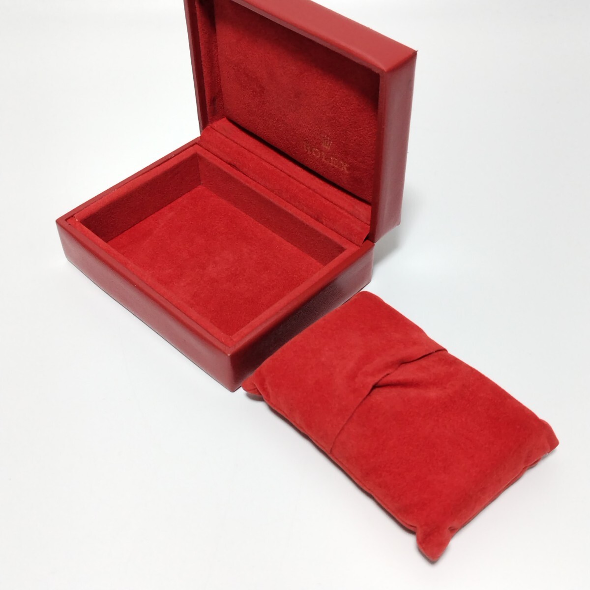 ROLEX ロレックス 腕時計ケース 空箱 ボックス 赤 レッド 69173 デイトジャスト 外箱 内箱 A-55401の画像3