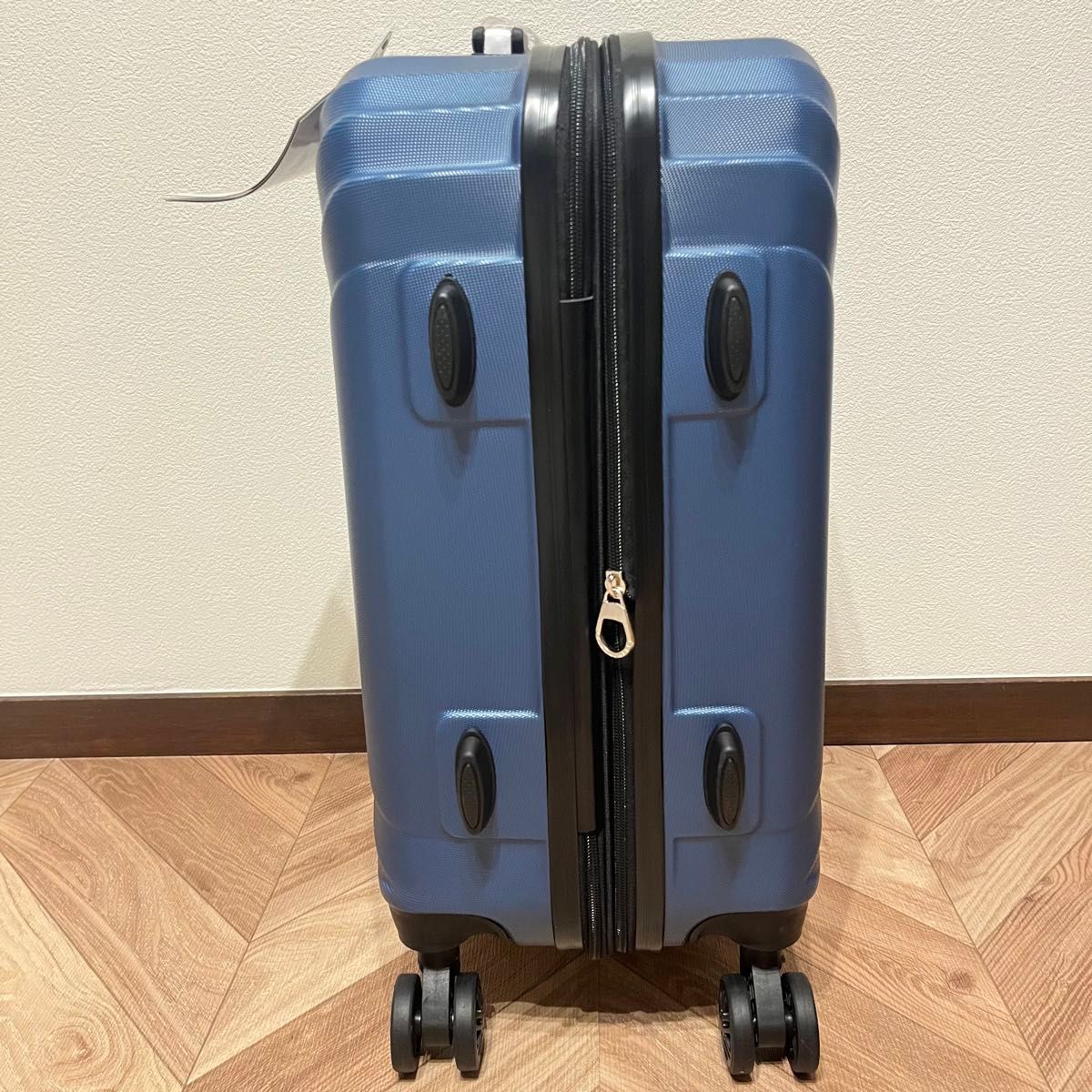 スーツケース 機内持ち込み キャリーケース S TSAロック 拡張 大容量 紺 中型 超軽量 キャリーバッグ 大型軽量