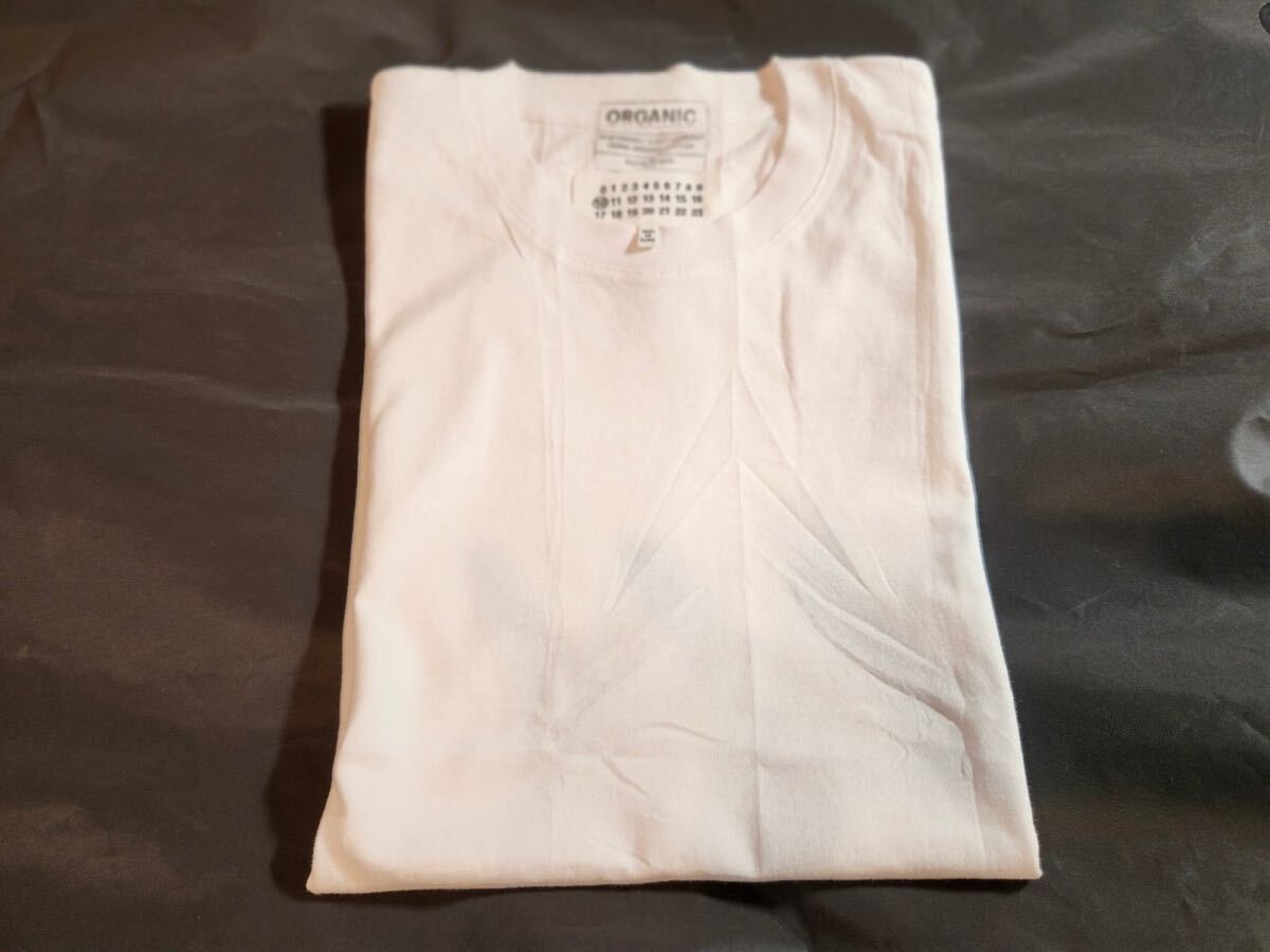 新品未使用 Maison Martin Margiela 10 マルタン マルジェラ デザイン　オーガニックコットン　白　Tシャツ　XS　ユニセックス_画像1
