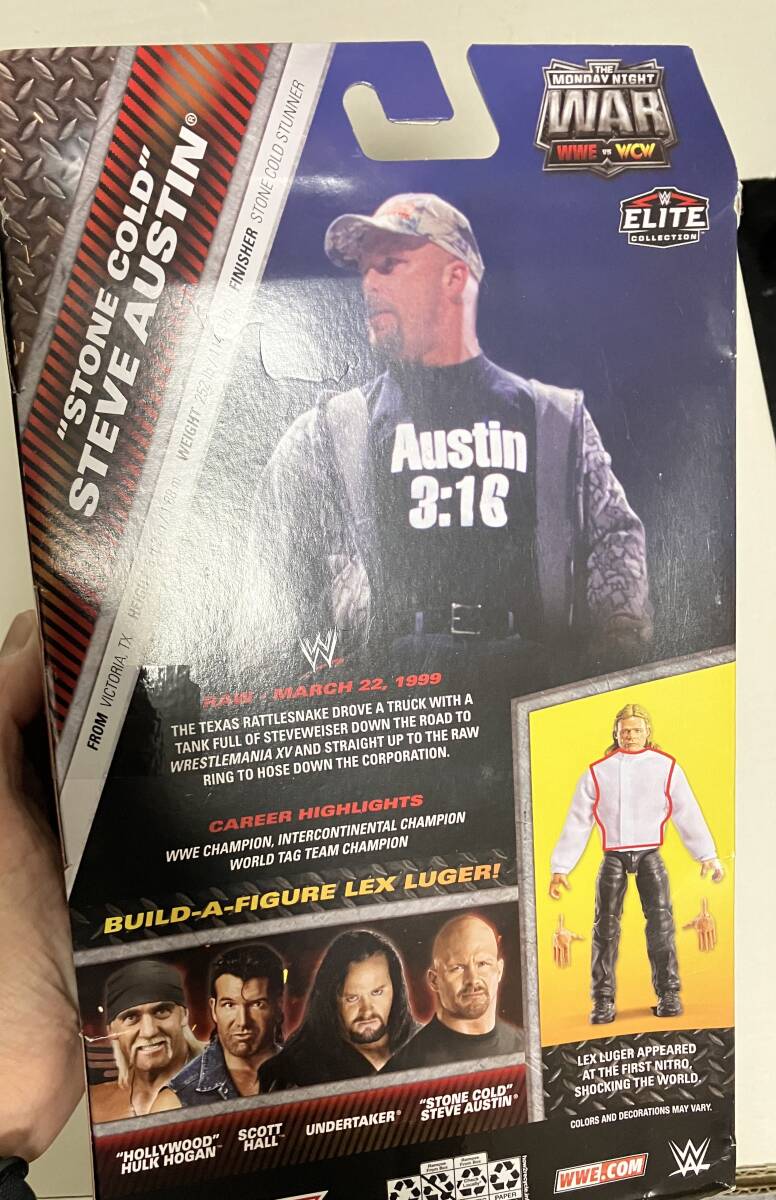 WWE Mattel Elite Monday Night Wars Stone Cold Steve Austin WWF Professional Wrestling figure new goods unopened 