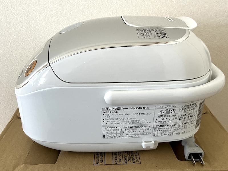  Zojirushi pressure IH..ja-3...NP-RL05 carry to extremes .. black .. thickness boiler white rice cooker * with translation 