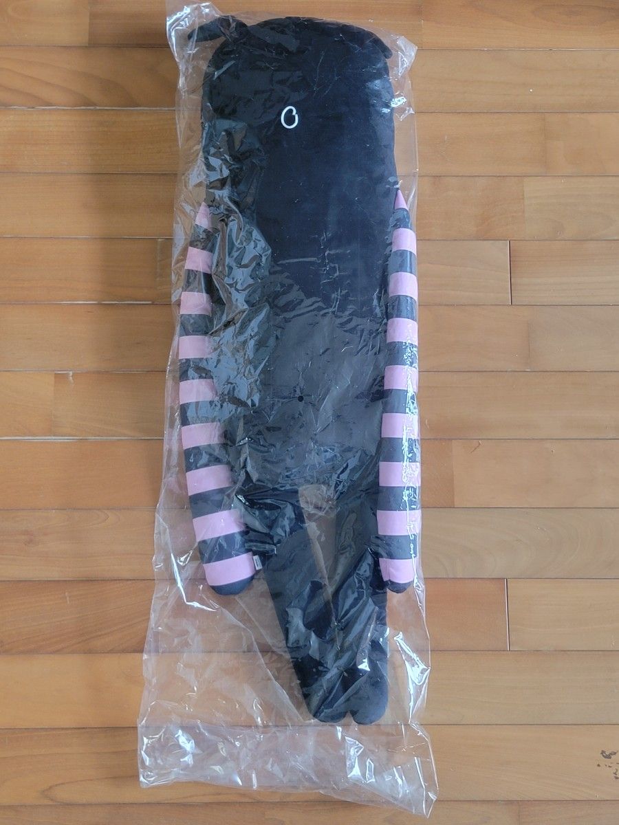 モケケ「かごっま」黒豚 99cm LLサイズ ジャンボ ぬいぐるみ 新品未使用