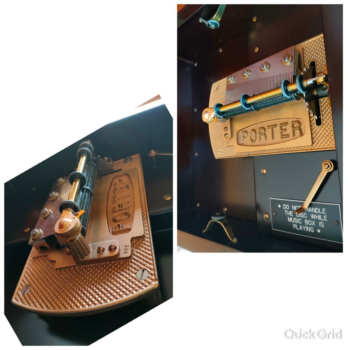 Porter USA ポーター社 ディスクオルゴール レア シングルコーム Porter USA ポーター社 ディスクオルゴール レア シングルコーム