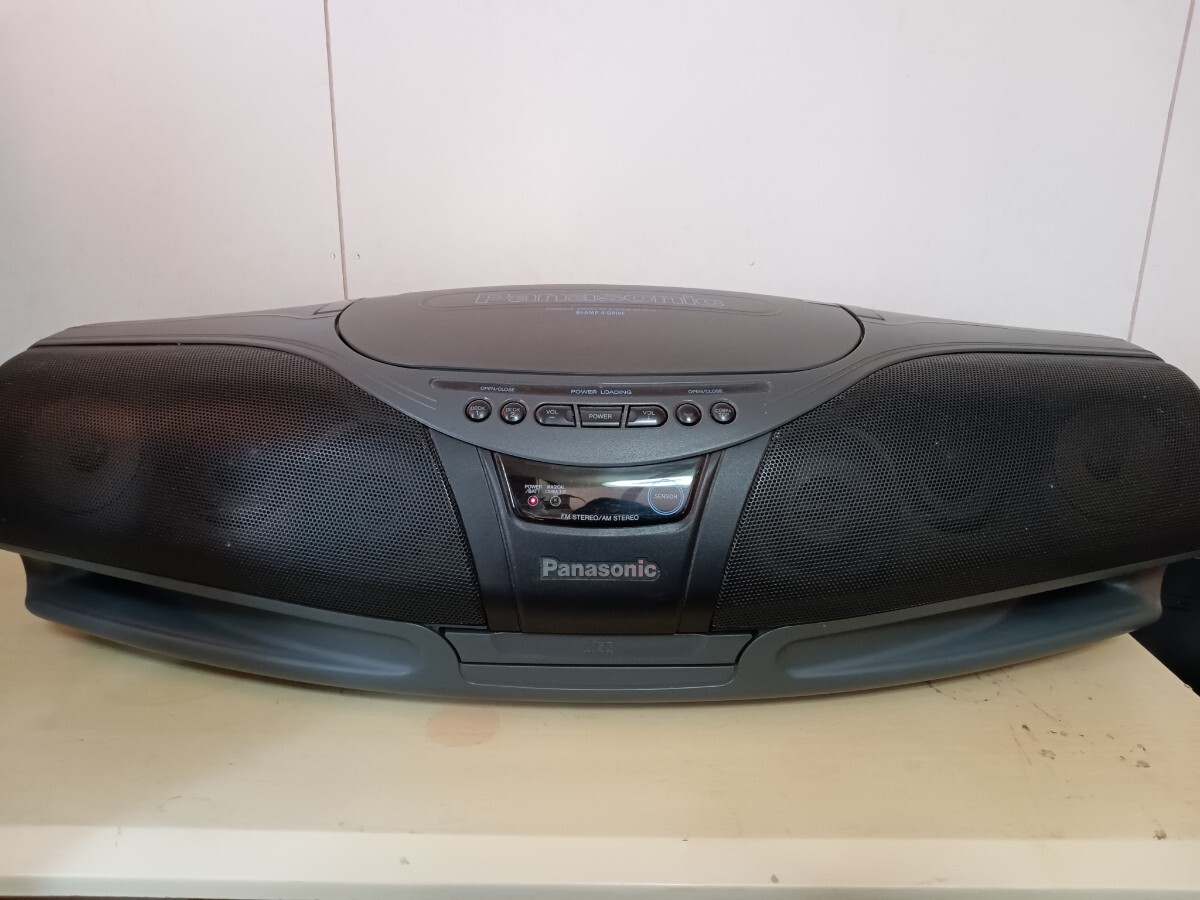#257 通電確認済 ジャンク Panasonic パナソニック RX-DT75 コブラトラップ バブルラジカセ オーディオ機器 音響機器 の画像1