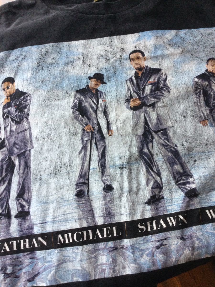 3000円〜 USED ビンテージ 00s Boyz II Men ボーイズ・トゥ・メン Tシャツ XL 00年代 アート ラップ R&B vintage t shirt TEEの画像2