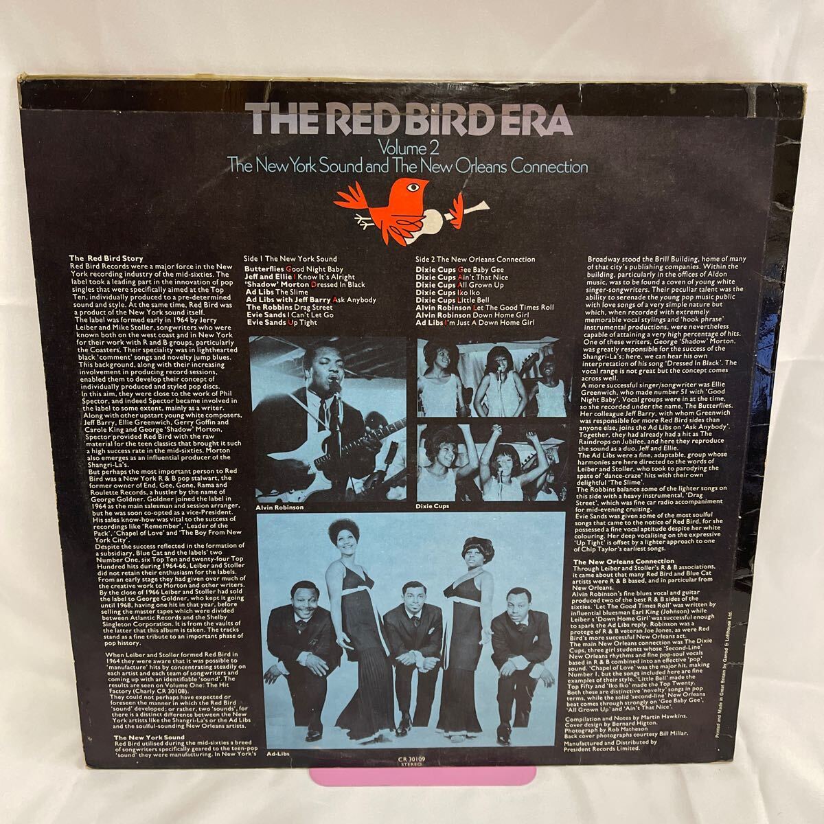 40426N 輸入盤12inch LP★THE RED BIRD ERA Volume2 ★CR30109_画像2