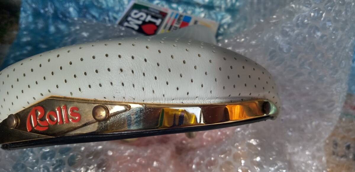 SELLE SAN MARCO ROLLS ロールス セラ サンマルコ パンチングレザー ホワイト 送料無料_画像3