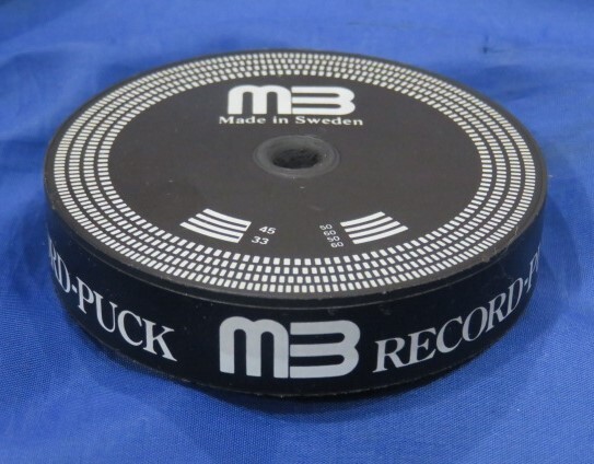 MBスウェーデンRECORDPUCKオーディオスタビライザー圧着レコードスタビライザー導電性ラバー静電気ディスクスタビライザーストロボスコープの画像1