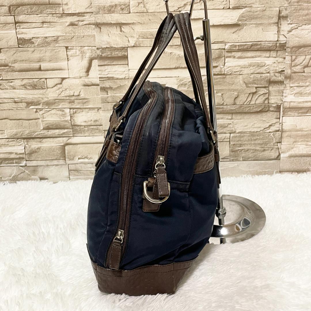 1スタ COACH コーチ シグネチャー ビジネスバッグ ハンドバッグ 2wayの画像4