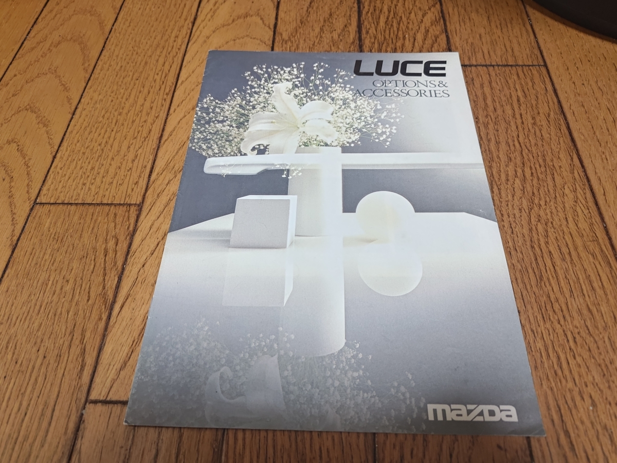 1989 year 4 month issue Mazda Luce. accessory catalog 