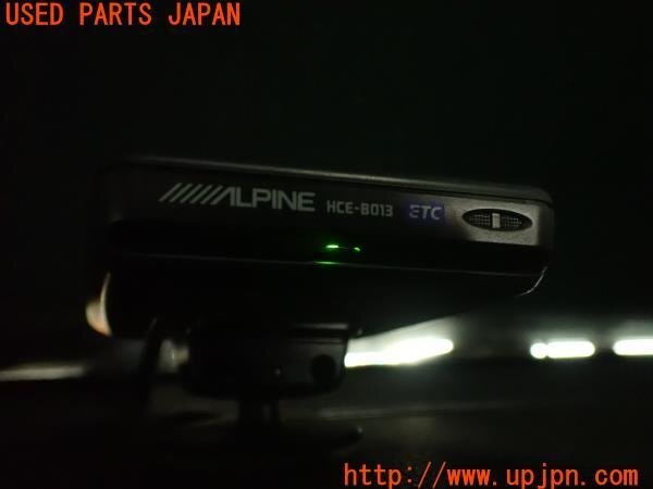 3UPJ=14220503]ALPINE アルパイン ETC車載器 HCE-B013/デンソー DIU-2310 アンテナ一体型 中古_画像5