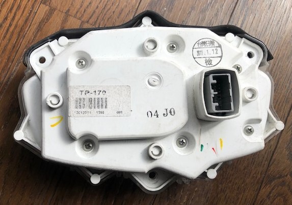 アドレスＶ１２５Ｓ 純正メーター CF4MA  液晶焼け有の画像2