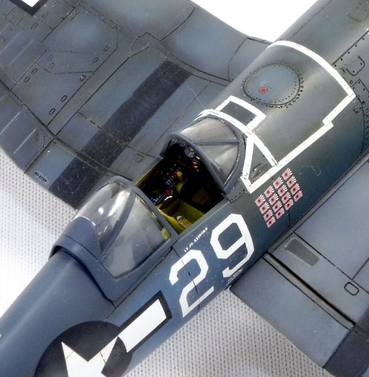 タミヤ 1/72 ヴォートF4U-1A コルセア 塗装済み完成品(褪色表現)の画像6