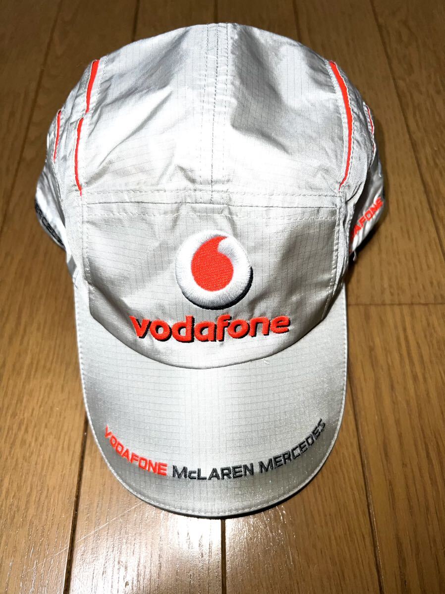 2007年　ボーダフォン　マクラーレン　メルセデス　キャップ　McLaren Mercedes F1 美品_画像2