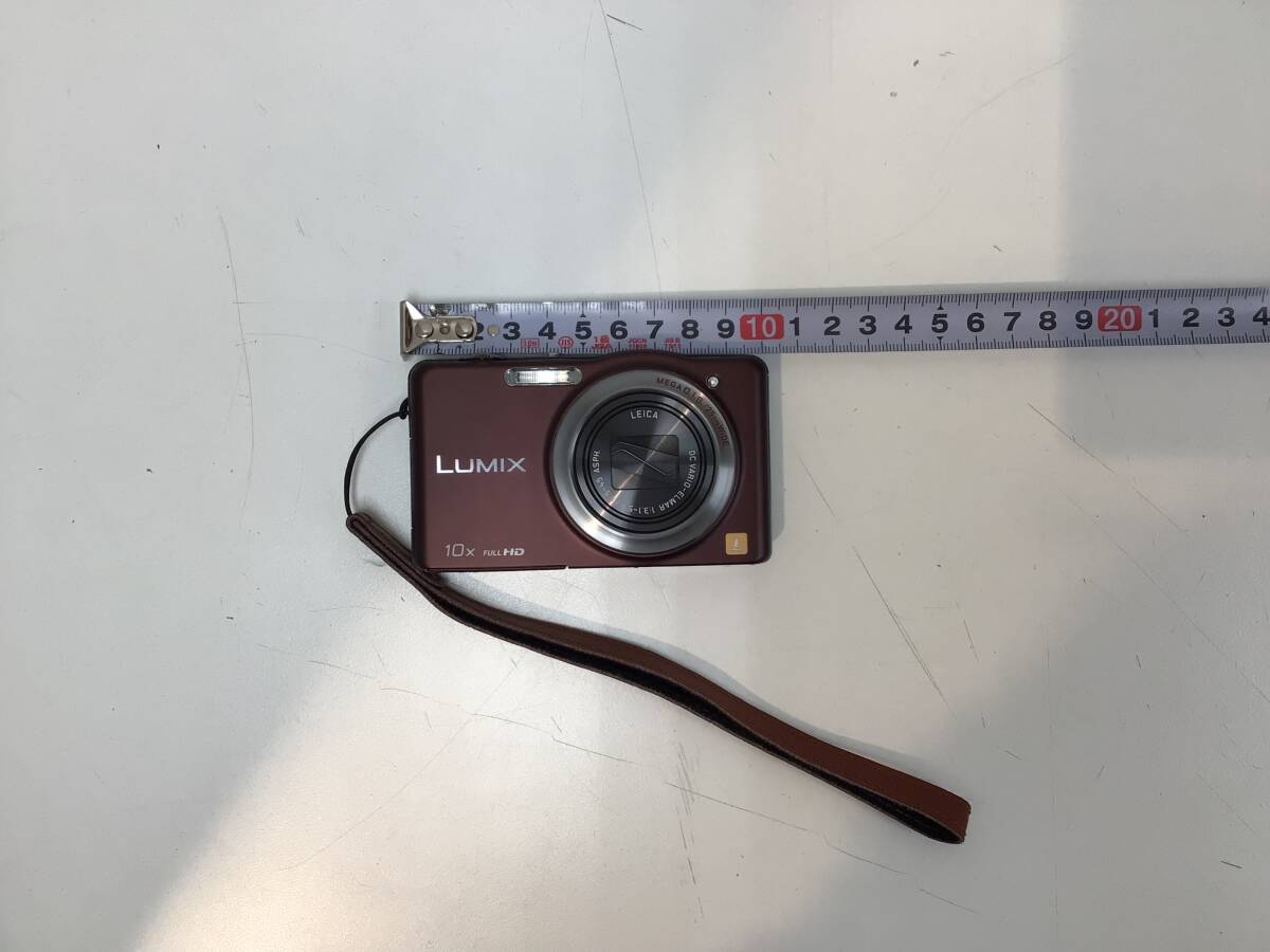 3879■Panasonic パナソニック LUMIX ルミックス DMC-SZ7 コンパクト デジタルカメラ ブラウン系 動作未確認 ケース有の画像9